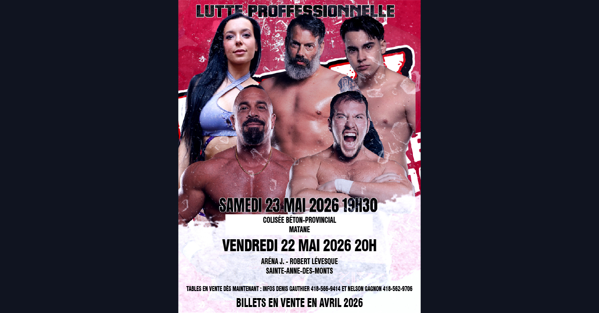 Gala de lutte de Matane