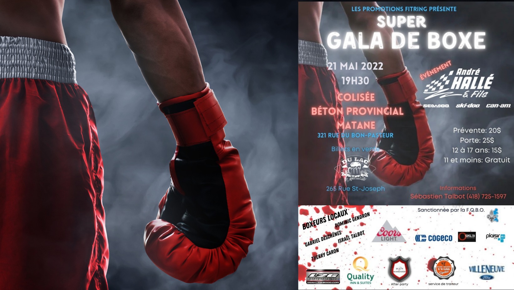 Boxing event of Matane