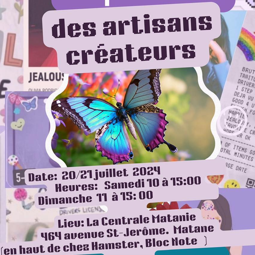 Exposition des artisans créateurs