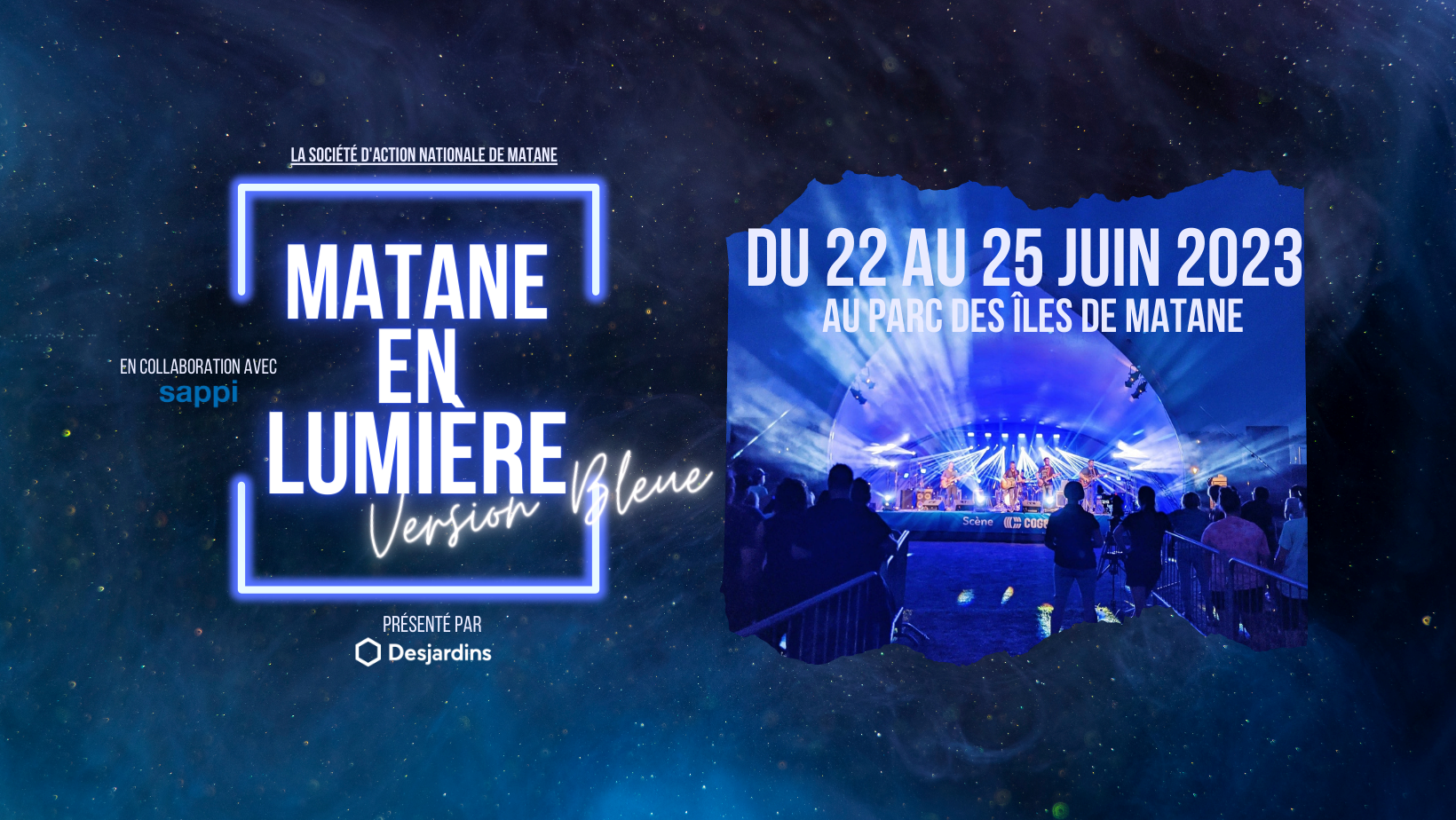 Matane en Lumière - Version bleue