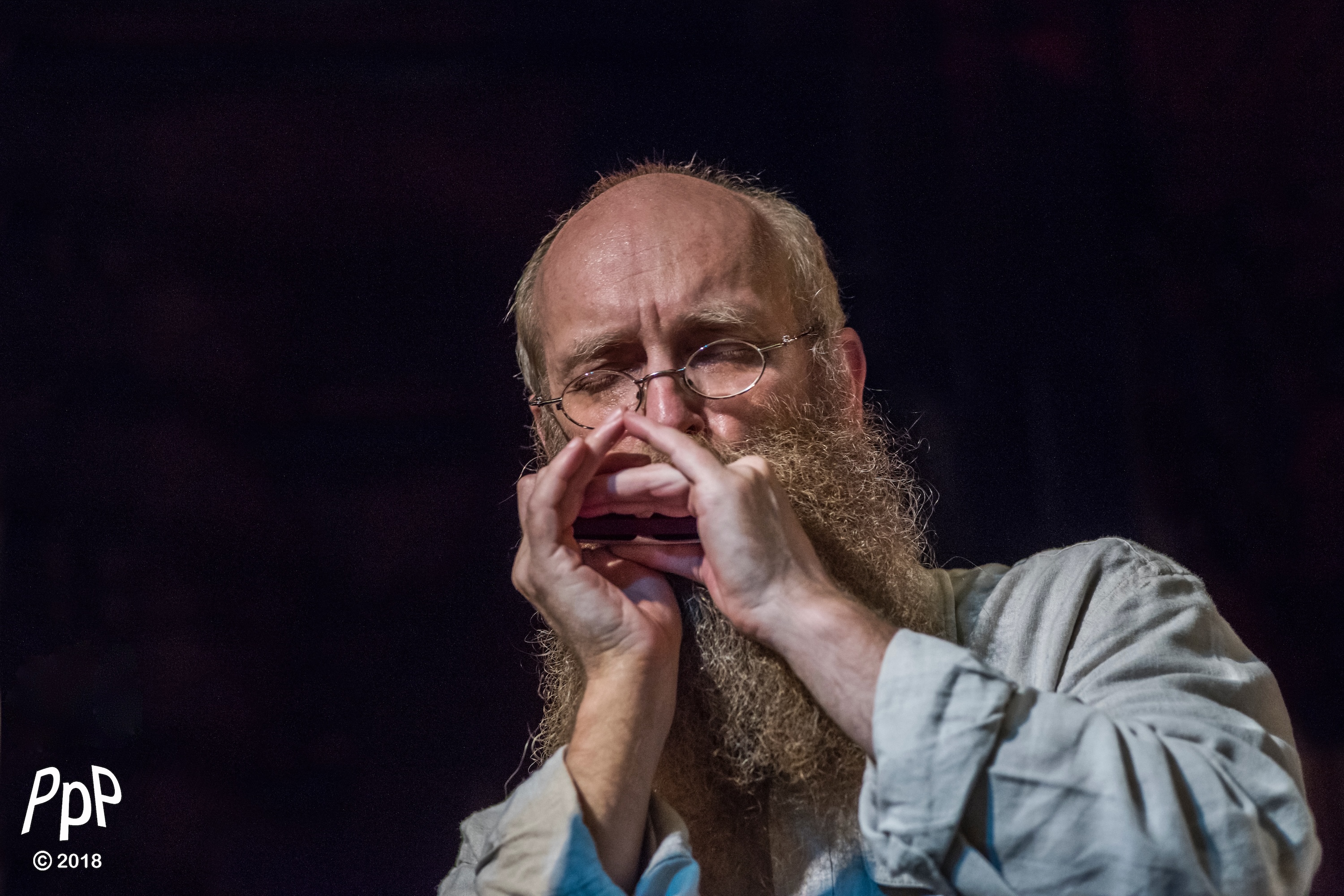 John Kerkhoven et son harmonica
