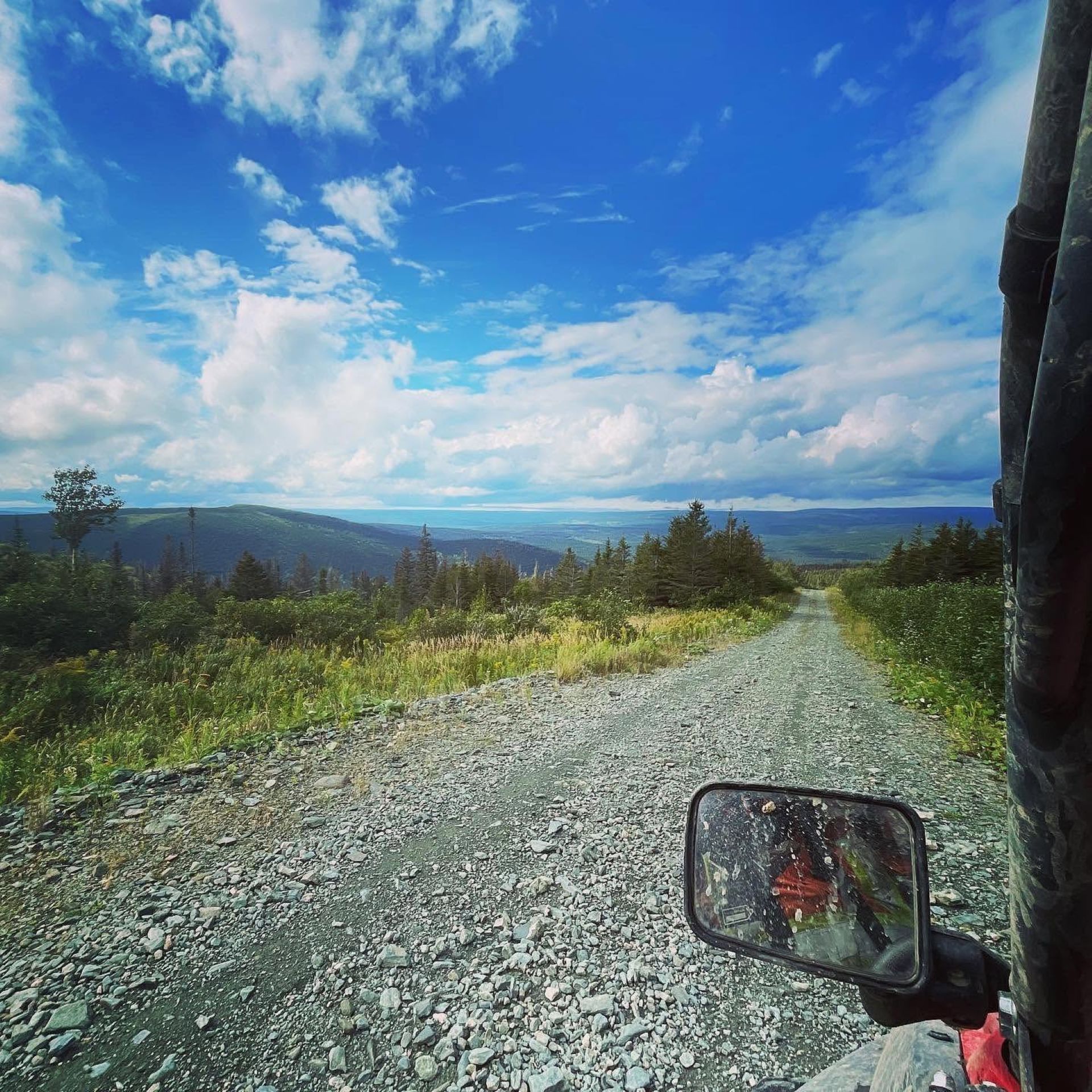 Quad dans la région de Matane
