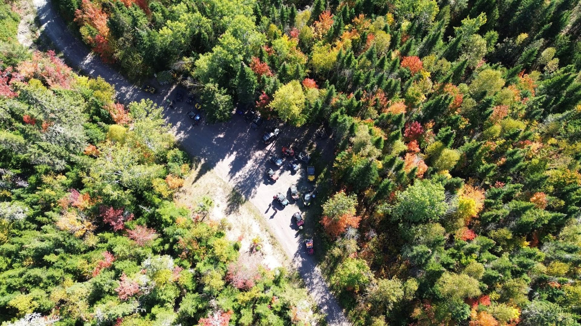 Quad dans la région de Matane