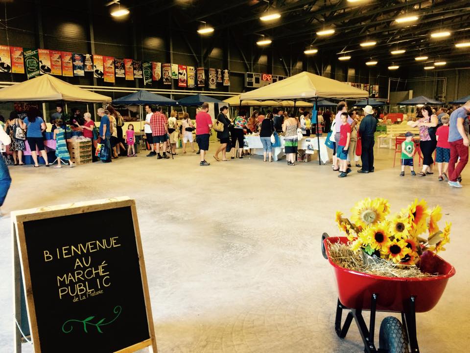 Local farmer's market of the region of Matane