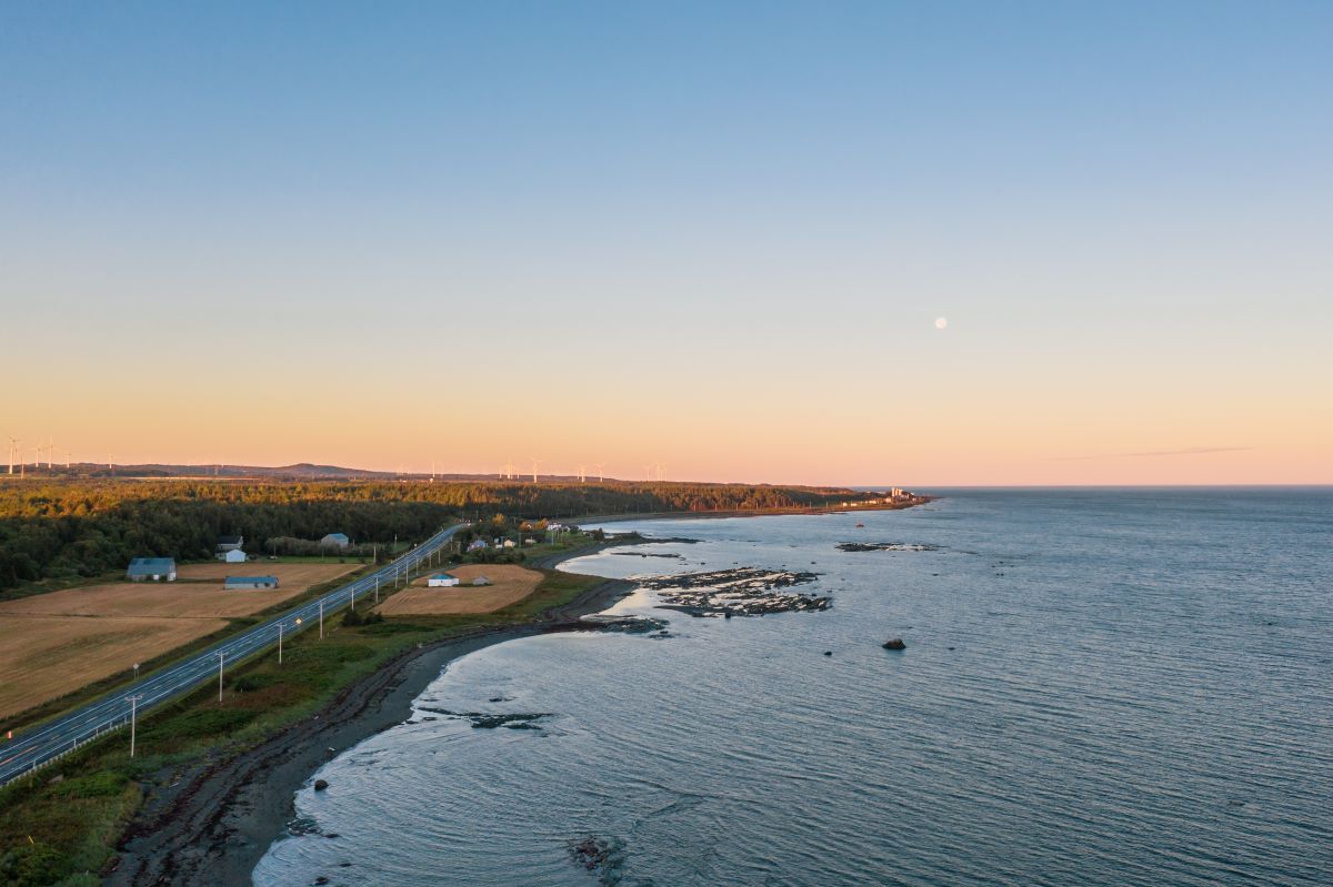 Littoral en Matanie