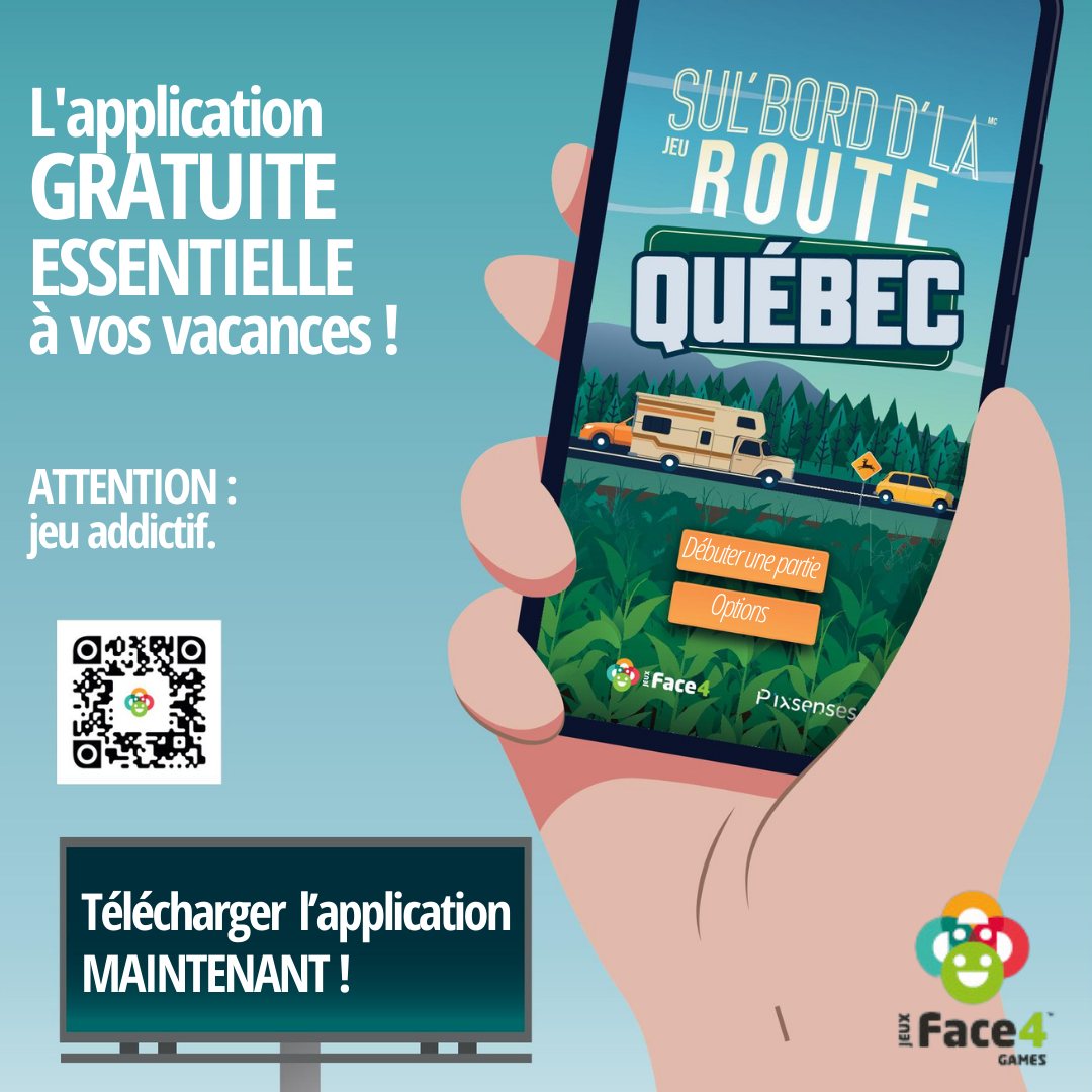 Jeu quizz Sul bord dla route Québec Matane