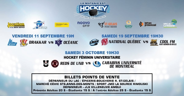 La Matanie est hockey